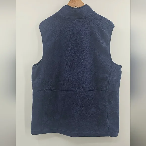 L.L. Bean Classic Fleece Blue Vest Size XL Tall - Picture 5 of 11